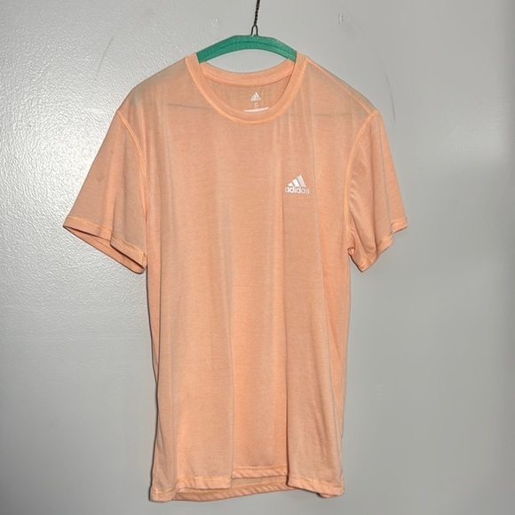 Adidas Men's Peach T-Shirt - Picture 1 of 4